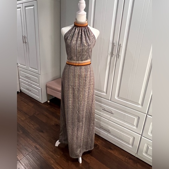 Jonathan Simkhai Multicolor Striped Maxi Dress - Picture 1 of 4